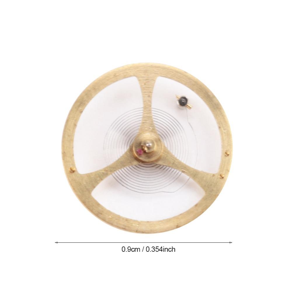 Hairspring Balance Wheel With Balance Spring Brass Balance Spring Gold Watch Repair Accessory Watch Movement Replacement