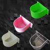 Trough Feeder Food Macaws Finches Canary Water Birdcage Cage Cup Parrot Feeding Bird Food Boxes Food Bowl Boxes Bird Budgerigar
