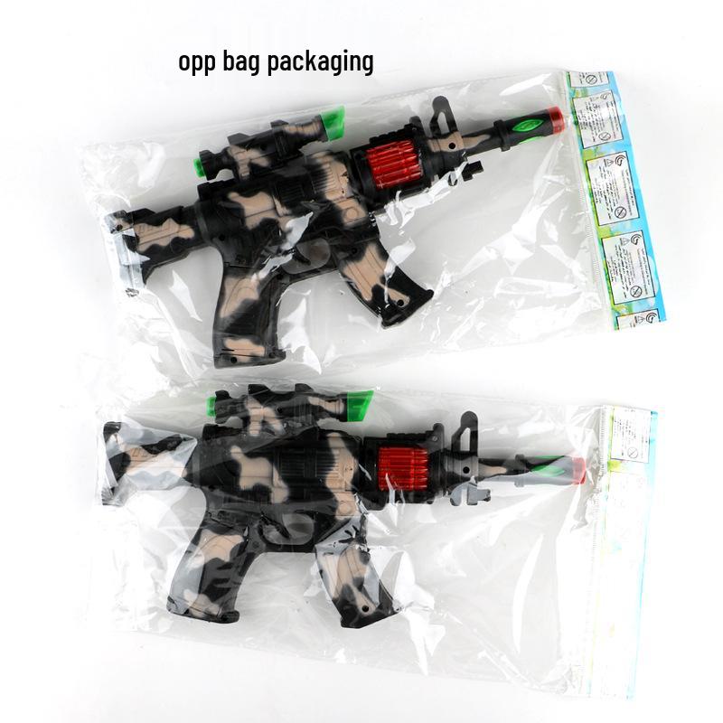 Children's Camouflage Light-Up Musical Toy Submachine Gun