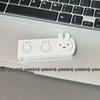 New Style Cute Miffy Rabbit 2-in-1 Folding Mirror Comb Student Portable Folding Mirror Kawaii Cartoon Handheld Daily Travel Gift