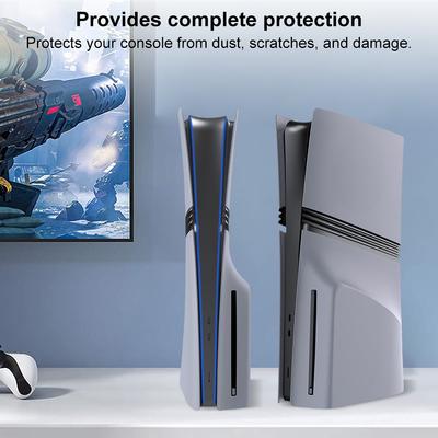 Face Plate Console Cover Anti-Scratch Plastic Hard Shell Side Plate Shell Faceplate Case Cover for PS 5 Pro Disc/Digital Edition