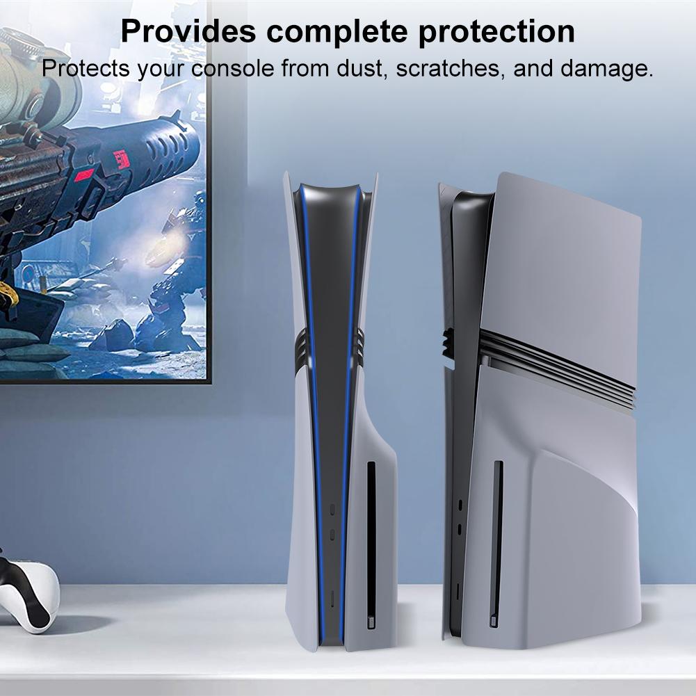 Face Plate Console Cover Anti-Scratch Plastic Hard Shell Side Plate Shell Faceplate Case Cover for PS 5 Pro Disc/Digital Edition