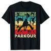 Parkour Lover Freerunner Freerunning Jumping T Shirts Cotton Birthday Gifts Mens Clothing Fashion Casual Loose Oversized T Shirt