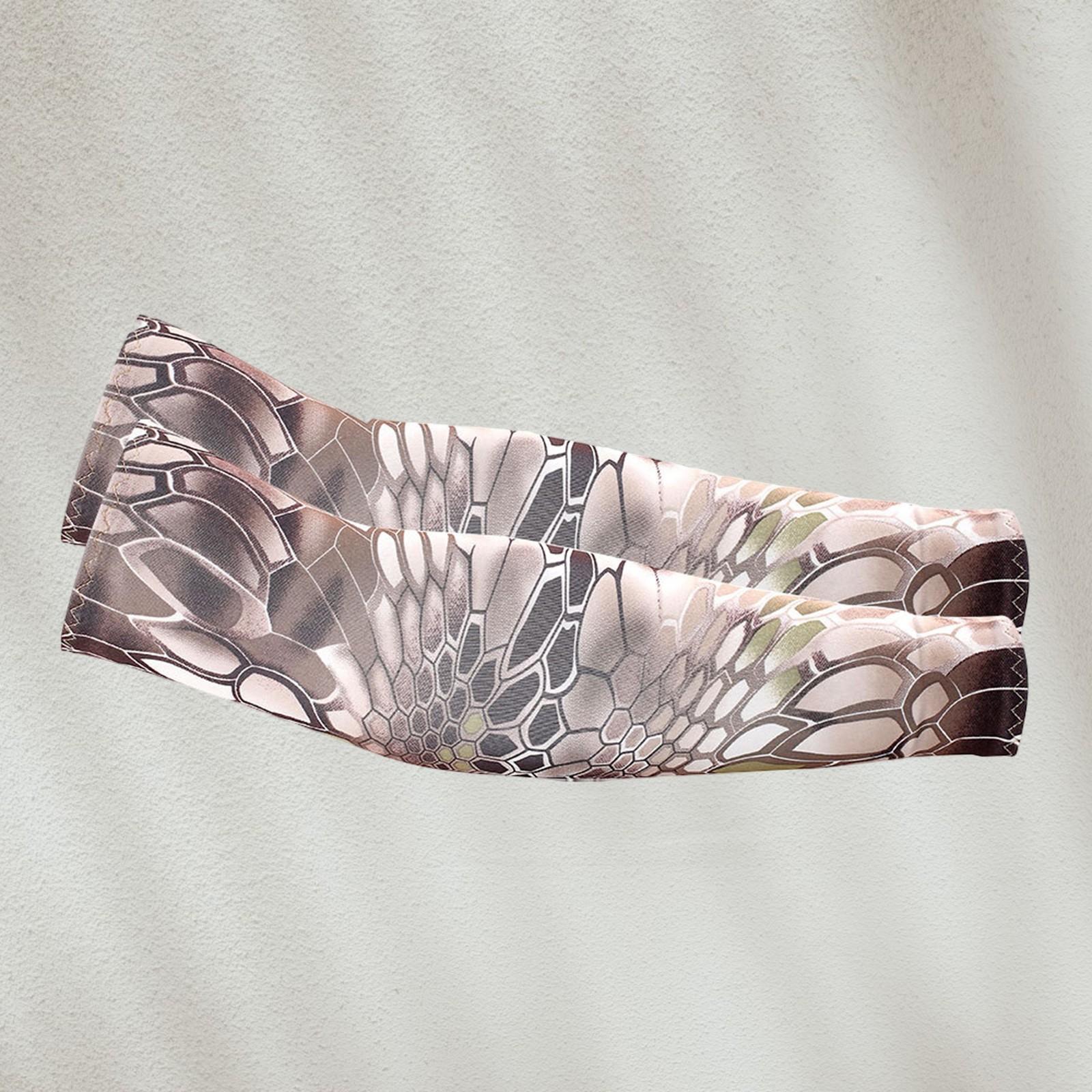 

Спорт на открытом воздухе Противорадиационные рукава Камуфляжный принт Быстросохнущие Прямые нарукавники One Size