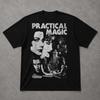 Practical Magic Horror T-Shirt, Hexen Halloween Grafikshirt, Vintage Gothic Grusel T-Shirt, Mystische Ästhetik T-Shirt