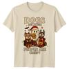 Dogs Because People Are Creepy Christmas Dogs Holiday Unisexs Unisexs Graphic Tee