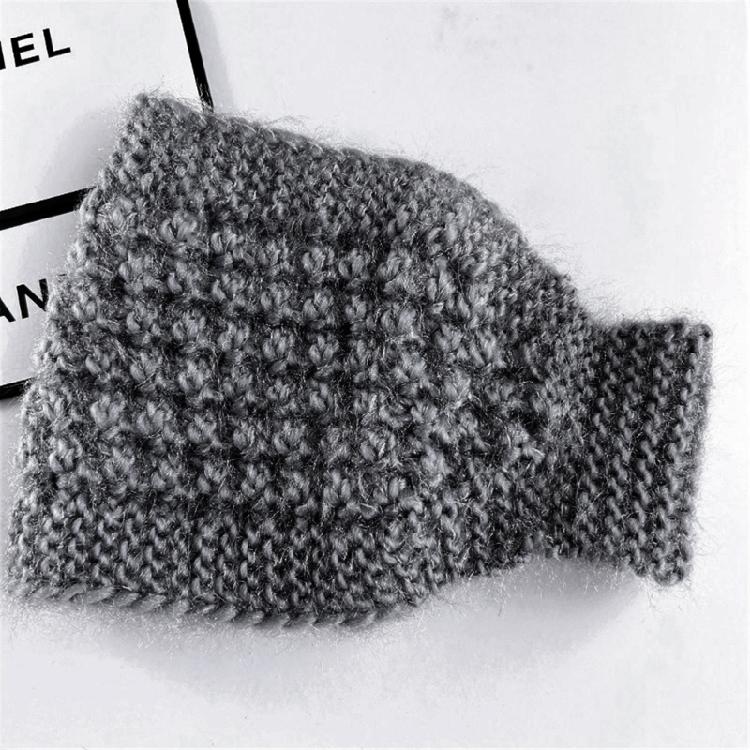 Woman Thicken Knit Hairband Wide Headband Earmuffs Hat for Girls Shopping