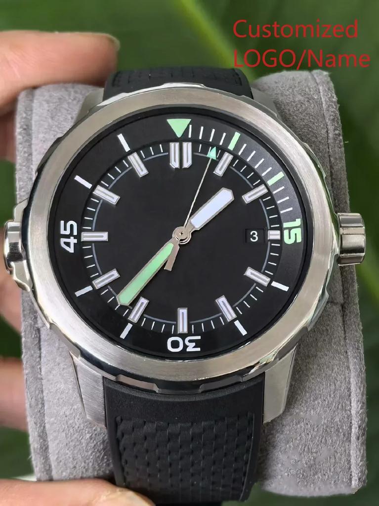 A11 Store Customized Watch Men Chronograph Watch Aquatimer Watches Multifunctional Stainless Steel Black Blue Rubber