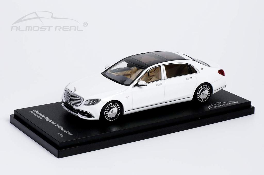 Almost Real 2019 Diamond White Scale Complete Diecast Car Mercedes-Maybach S-Class - - 1/43 (Product Number 420111)