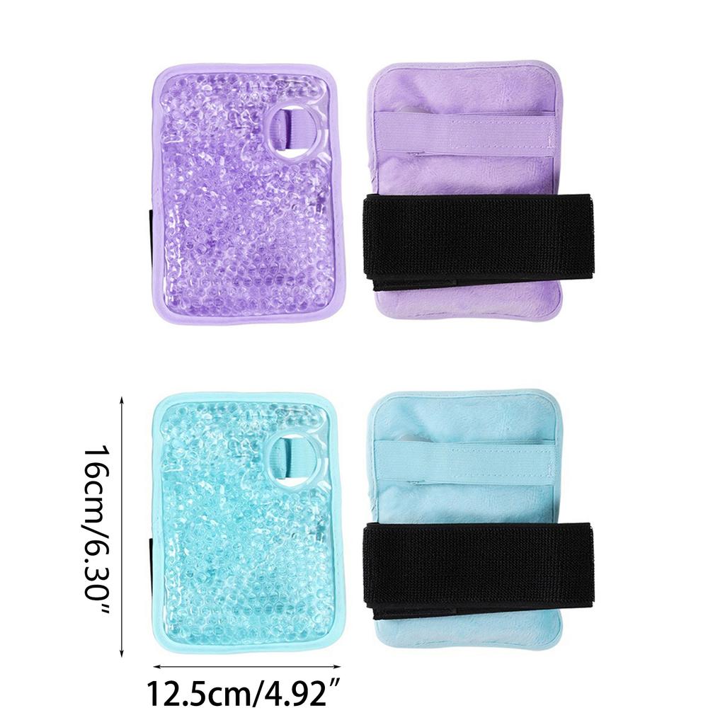 Ice Bag Gel Beads Hot & Cold Ice Pack Reusable Wrist Ice Packs for Injuries Pain Swelling Injuries of Knee Shoulder Back