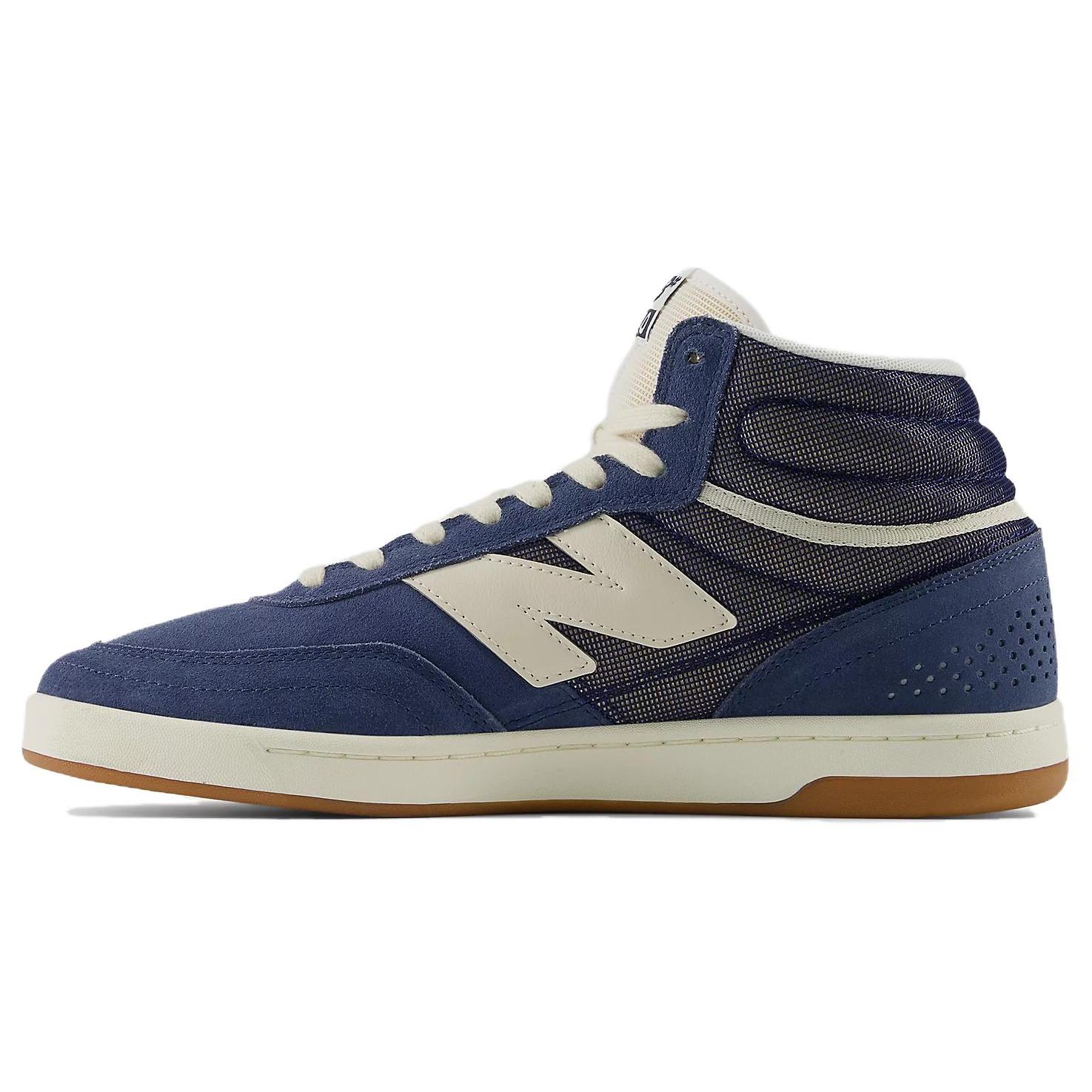 

New Balance NB 440 Нескользящие Амортизирующие Полувысокие Скейтбордические Кроссовки Унисекс Синий Черный 40.5