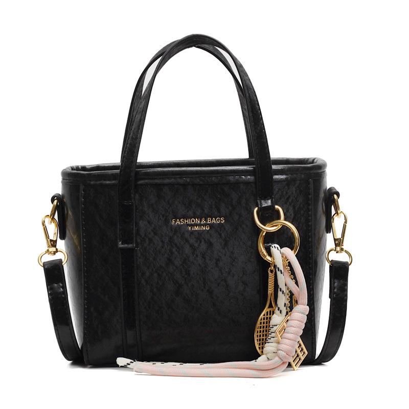 

2025 новая простая модная универсальная портативная сумка-ведро женская для отдыха, работы, поездок, на плечо, сумка-мессенджер