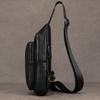 Summer Outdoor Leather Men Single Shoulder Sling Bag Chest Bag For Men Male Backpack Bag Chest Pack