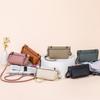 2025 New Niche Underarm Bag Women's Bag First Layer Cowhide Shoulder Bag Messenger Bag Trendy Mobile Phone Bag Commuter Bag