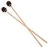 1 Pair Marimba Mallets Portable Maple Handle Wool Ball Sticks Percussion Playing AccessoriesBrown