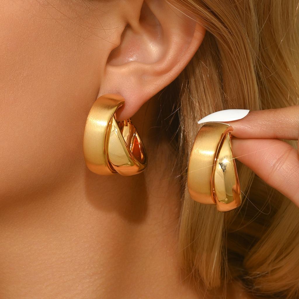 925 Silver Star Moon Hoop Earrings for Women Girls Zircon Dangle Earrings Gold Silver Party Jewelry Gifts