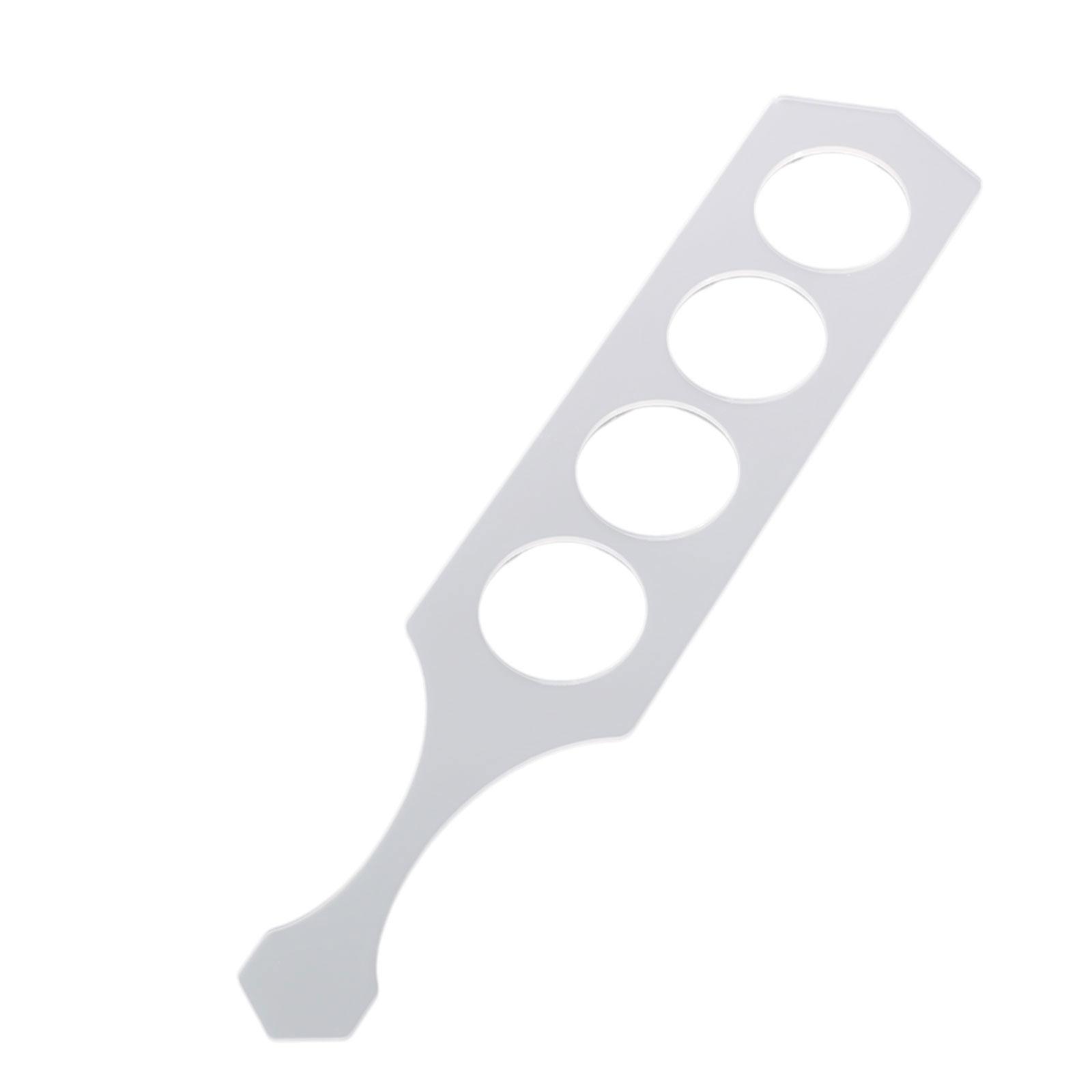 

Прозрачные акриловые шаблоны, стеклянная доска для полетов, акриловый шаблон для фрезера, форма для подноса для стаканов, легко чистить C