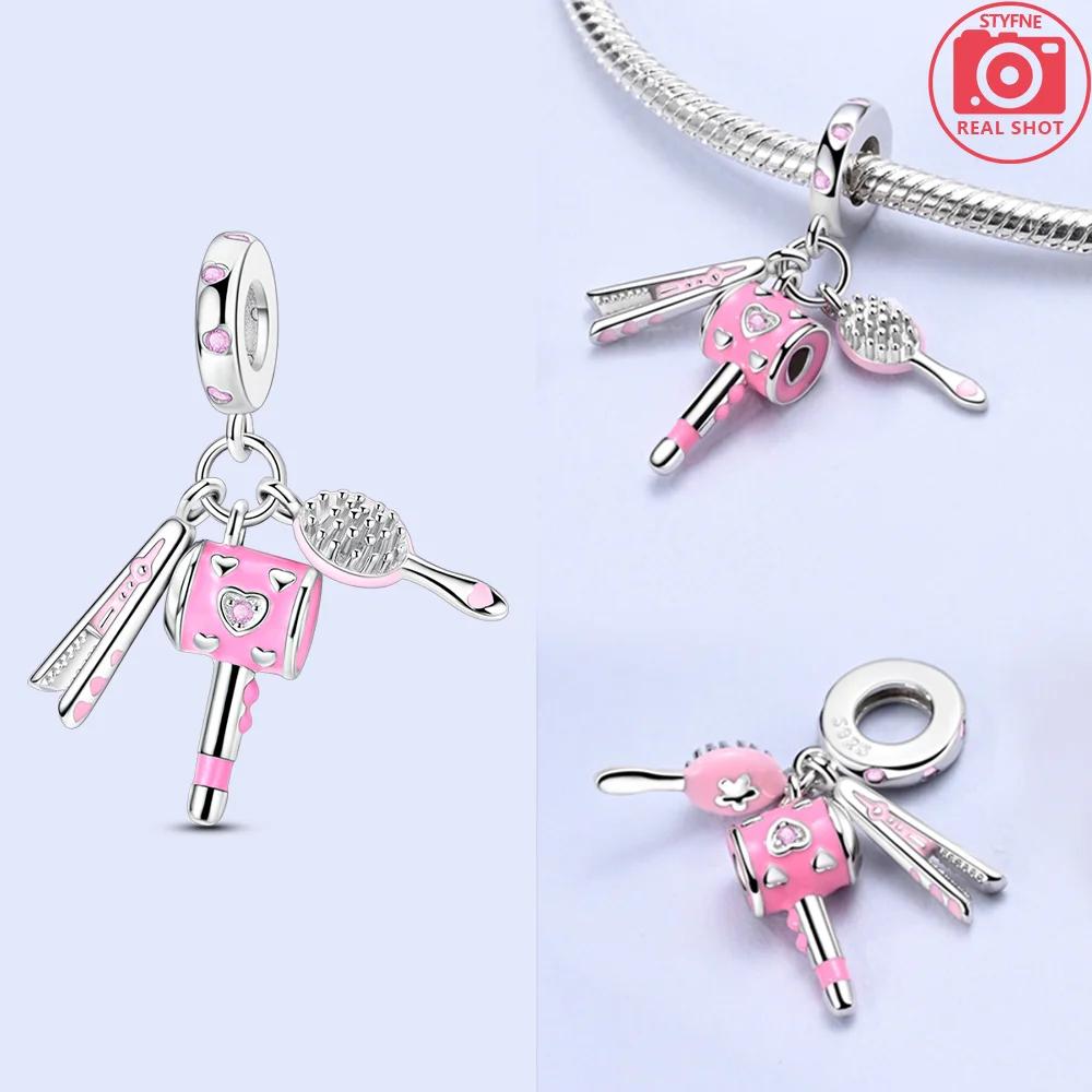 Original Multiple Blue Heart Cats Doctor Cap Camera Charmscopper Beads Fit Bracelet Jewelry Women Gift Diy Accessory