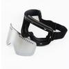 Magnetic Attraction Polarized Frameless Ski Goggles-UV400 Anti-Fog Adjustable Strap Fast Lens Replacement Breathable Comfortable
