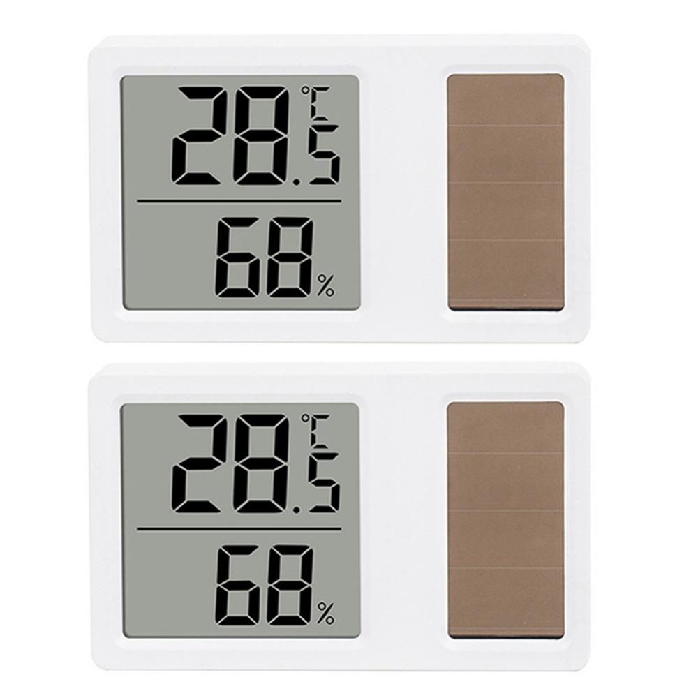 2 Stück Digitales LCD-Display Temperatur-Feuchtigkeitsmesser Digitales Thermometer Hygrometer Schlafzimmer