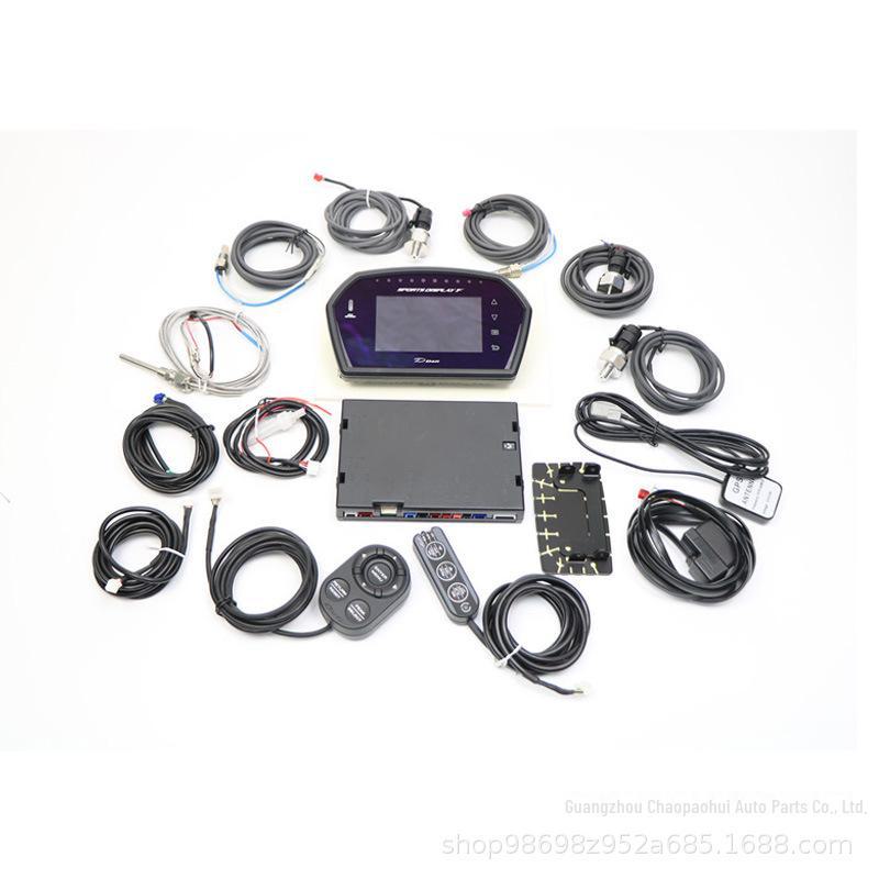 DEFI DSDF Multi-Function OBD LCD: Car Modification Instrument for Speed, Turbine, Water Temp, Oil Temp, Oil Pressure, and Speedometer.