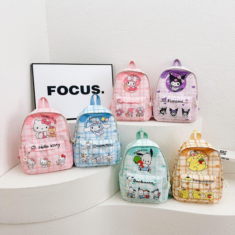 Kindergarten Cartoon Cute Student Schoolbag Foreign Style Printing Children'S Backpack Spring And Summer Children'S Bag