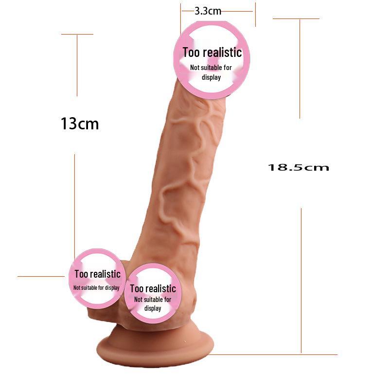 Super Soft Silicone Suction Cup Vibrator - Small Realistic Dildo for Women