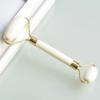 Double-Headed White Jade Facial Massage Roller Natural Stone Skin Care Tool for Face Eye Neck Youyan Jade