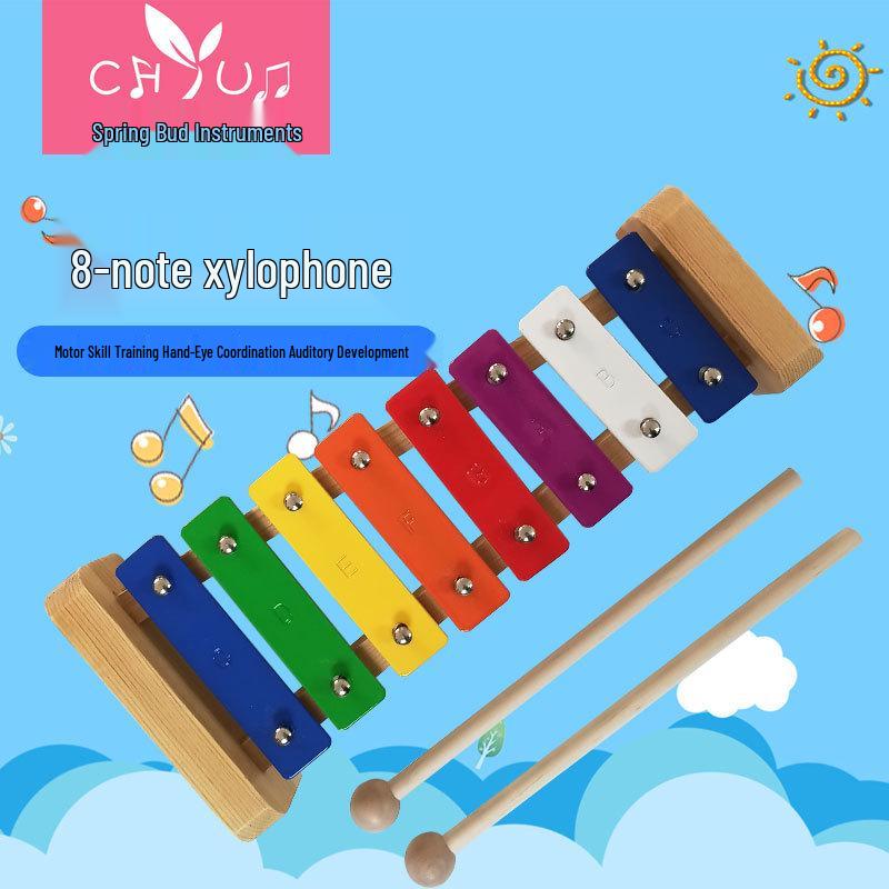 8-Tone Metal Glockenspiel for Children s Music Education