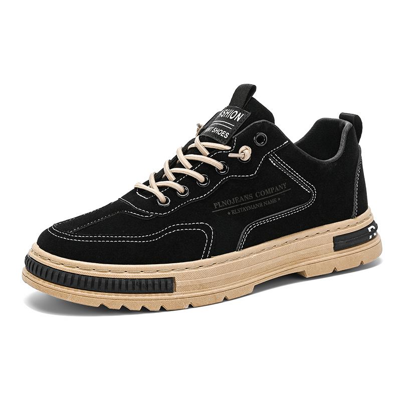 

Men s sports casual Work Shoes Four Seasons Soft-soled Non-slip Comfort Walking Shoes Outdoor fashion breathable light sneakers 42