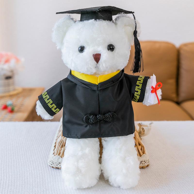 Graduation Season Dr. Bear Plush Doll Plush Toy Doll Rings Gift Grabber Doll
