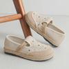 2024 Women's Linen Embroidered Craft Shoes - DX2 Original Shallow Mouth Design