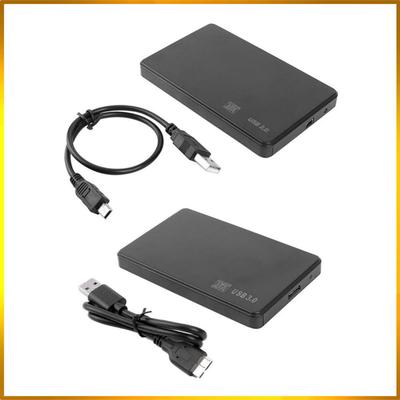 Plastic 3TB USB 2.0/3.0 Hard Disk HD Enclosure Super Speed for Windows Enclosure 2.5 Inch SATA SSD HDD Mobile Case