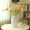 Nordic White Flower Vase Imitation Ceramic Plastic Flower Vase Living Room Desktop Decoration Wedding Centerpiece Arrangement