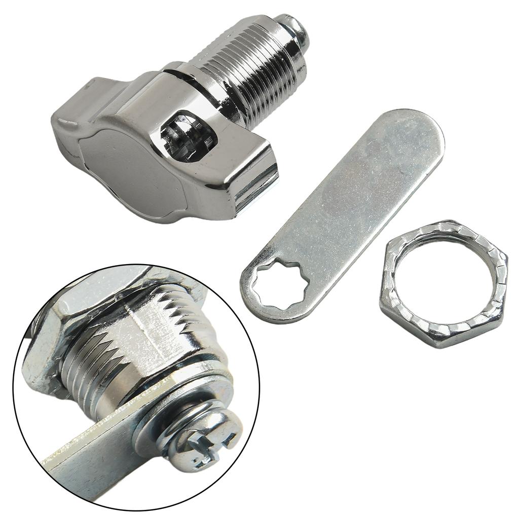 1ks 16/20/25/30mm Cam Lock pro skříňku Zámek dveří skříňky Slitina zinku Bezklíčový Mechanický zámek dveří Zámek dveří pro signalizační box