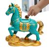 Creative Year Of The Horse Piggy Bank Change Storage Jar Resin New Year Mascot Ornaments Money Saving Bank Decorations