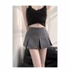 Summer American College Style High-Waist Pleated Mini Skirt - Slimming, Versatile, Sexy