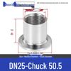 Sanitary 316L Stainless Steel Quick Clamp Female Thread Connector
