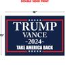 2024 Yard Sign With H-Stakes - Double Sided 18x12 Inch , Placard Voted For Signs Triggering Signs Decoration Outdoor Yard