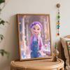 Disney Ice Princess Oil Painting Hand Painting Coloring Painting Handmade Diy Home Decoration Gift