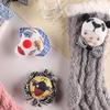 Coral Socks Shoes And Hats Decorative Accessories Clown Cat Animal Hairpin Accessories Brooch Handmade Diy Clothing Accessories