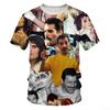 Nuova T-shirt Stampata in 3D Estate Divertente T-shirt a Maniche Corte per Uomini e Donne T-shirt Harajuku Abbigliamento per Bambini