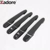 For Toyota Rush 2018-    2024 Carbon Fiber Car Door Handle Cover Trim Side Door Handles Bowl Frame Accessories