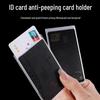 Double-Sided Privacy Card Holder: Anti-Leakage ID & Bank Card Sleeve