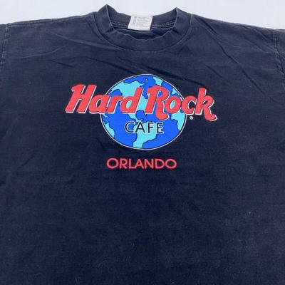 Vintage 90s HARD ROCK CAFE ORLANDO FLORIDA T-Shirt LARGE/XL