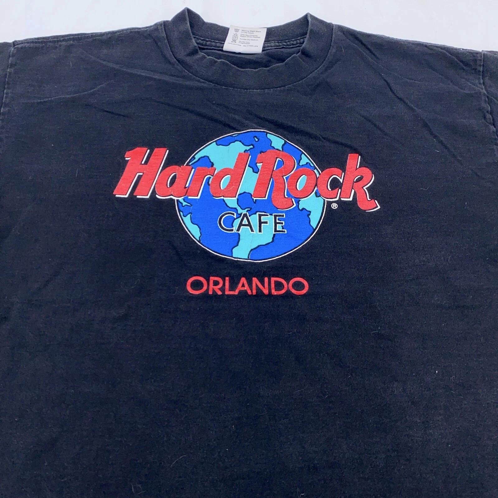 винтажная футболка HARD ROCK CAFE ORLANDO FLORIDA 90-х годов РАЗМЕР L/XL 4XL