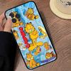 Cute Anime G-Garfields Cat Phone Case For IPhone 12 11 13 14 15 16 17 Pro Max Plus Mini Cover