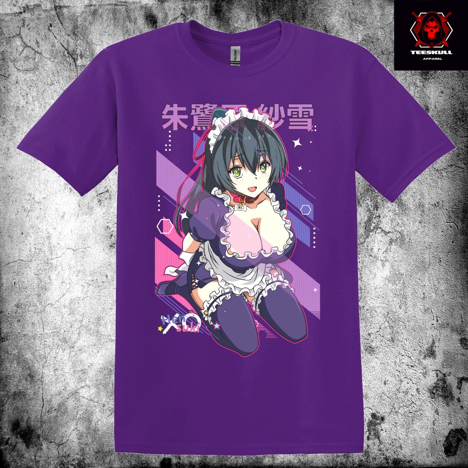 Sayuki Initial D Anime Waifu Character Unisex Premium Thick Cotton T-Shirt XL