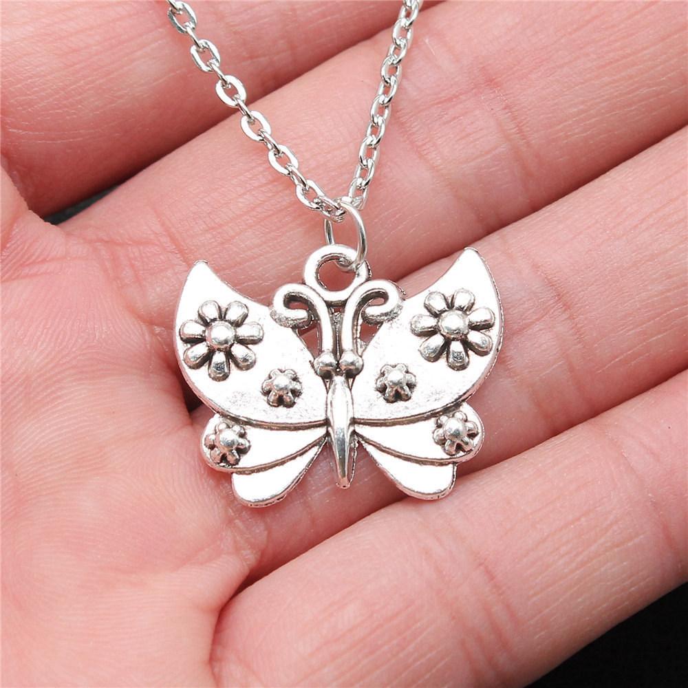 Necklace On The Neck 43cm Chain Insect Butterfly Kids' Jewelry Materials QN041