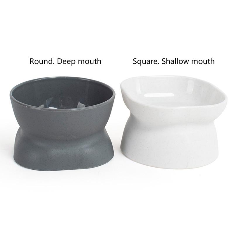 Elevated Non-Slip Pet Bowls For Cats Food Water Bowl Cats Bowl Pet Feeding Cats Dogs Feeder Neck Guard Stand